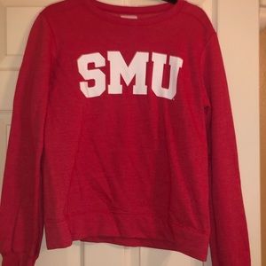 Southern Methodist University (SMU) Medium Collegiate Letter Graphic Sweatshirt